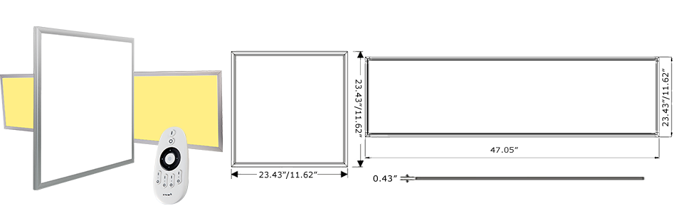 WD PANEL with size